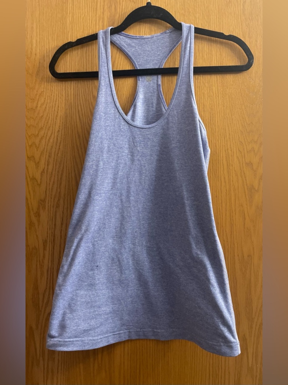 Lululemon Tank Purple Racerback Heathered Athletic Activewear Size 0